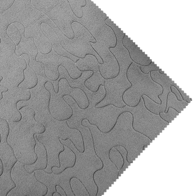 Patterned Embossed Polyester Microfleece Fabric 220gsm